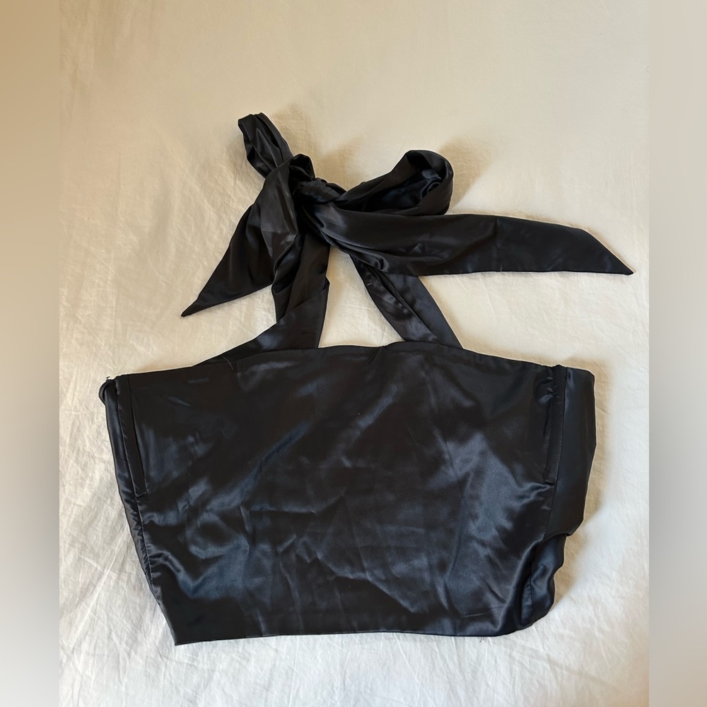 Free people, wrap silk top